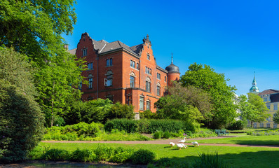 Palace of Elizabeth Anna "House for the Princess", Oldenburg, Germany. Copy space for text.