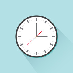  Vector illustration clock icon design