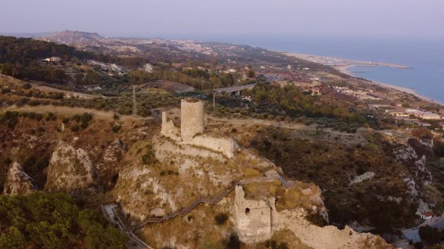 Castello Carafa di Roccella Ionica in Calabria.