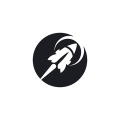 Rocket ilustration logo