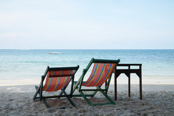 chair on the beach