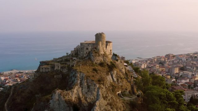 Castello Carafa di Roccella Ionica in Calabria.