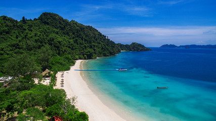 high angle view of nyang oo phee island sea beach most popular traveling destination in myanmar