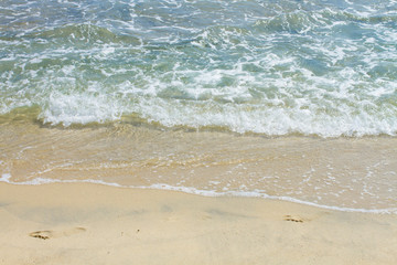 beautiful beach waves