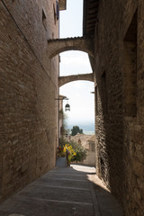 Fototapeta na wymiar Medieval village of Assisi