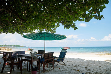chair on the beach