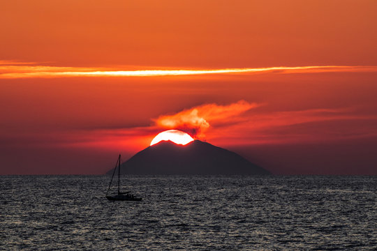 Tramonto Stromboli