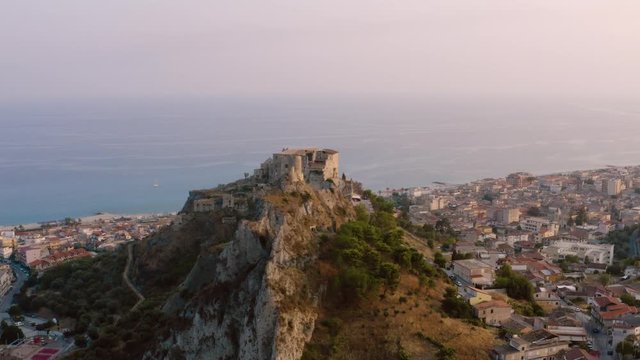 Castello Carafa di Roccella Ionica in Calabria.