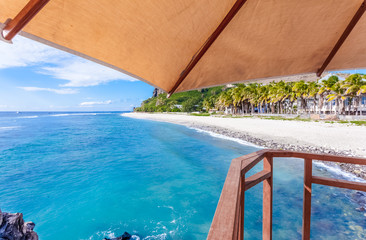 plage du Cap la Houssaye, Saint-Gilles, île de la Réunion 