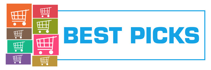 Best Picks Colorful Shopping Carts Grid Left Box Horizontal 