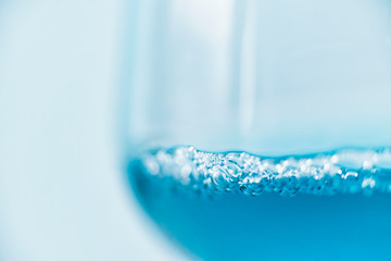Blue Wine Close Up
