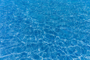 Sea surface texture. Blue water wave photo. Blue sea water mesh