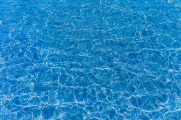 Sea surface texture. Blue water wave photo. Blue sea water mesh