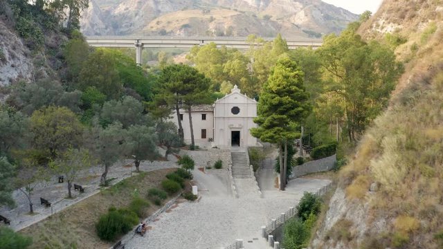 Chiesa in Calabria a Roccella Ionica. Madonna delle grazie.