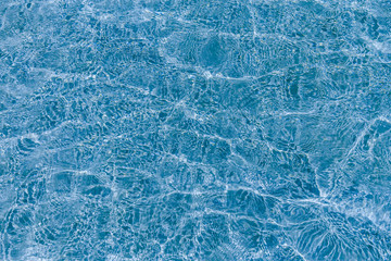 Sea surface texture. Blue water wave photo. Blue sea water mesh