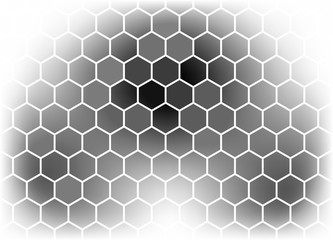 Honeycomb seamless background. Vector illustration for card or poster.