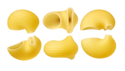 Raw pasta. Horizontal, nutrition