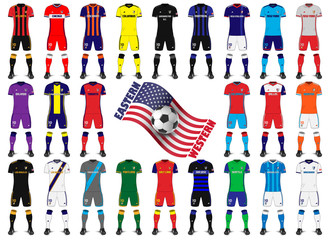 Generic Kits of American Soccer Cities