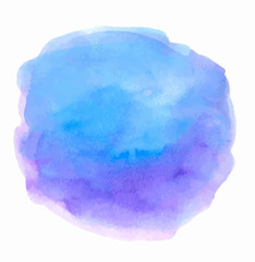 Abstract violet and blue watercolor texture