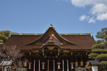 Fototapeta premium 天満宮の社殿