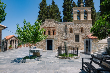 Ancient Monastery Kera Kardiotissa in the mountains of Crete