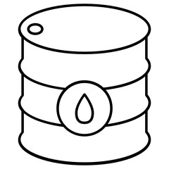  gallon energy, fuel, gasoline, tank vector icon