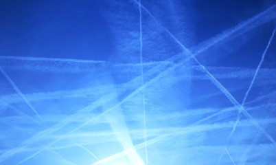 Obraz premium flight movements in the sky