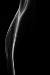 White smoke on dark background