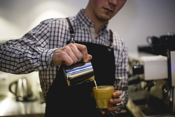 man with cup of coffee