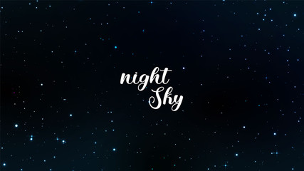 Night Sky Backrgound