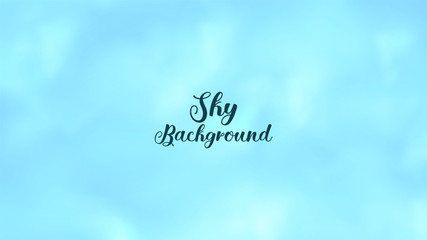 Light Blue Sky Background