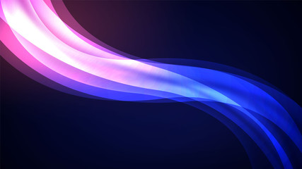 Abstract Geometric wave shape dark background