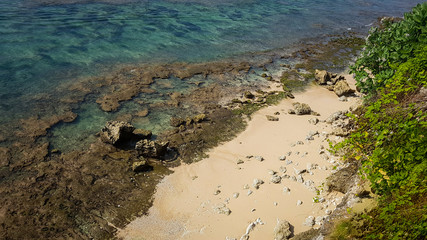 Ocean side on the Bali island