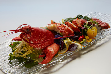 lobster Italian style cuisine gourmet delicatessen