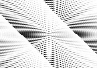 Abstract halftone dotted background. Futuristic grunge pattern, dot, circles.  Vector modern optical pop art texture for posters, sites, business cards, cover, labels mockup, vintage stickers layout.