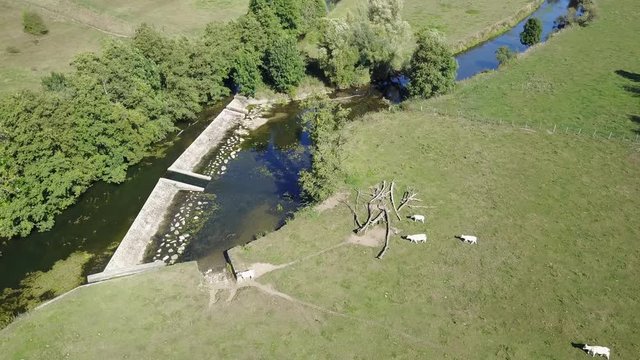 Eau riviere betail barrage secheresse Belgique Wallonie Semois