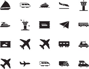 holiday vector icon set such as: nautical, coupon, access, side, regatta, shipping, yachting, destination, view, van, leisure, camping, template, landing, steel, station, trailer, sail, mail, home