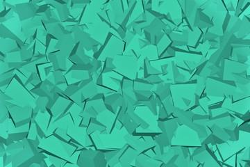 blue green teal abstract background of cubes