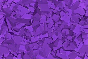 Purple abstract background of cubes
