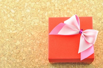 gift box  with valentine day concept