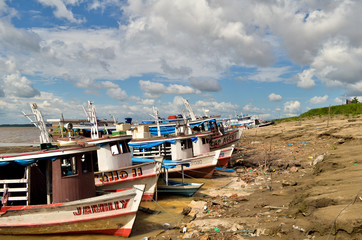 boats on the beach