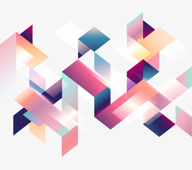 Abstract modern geometric background	