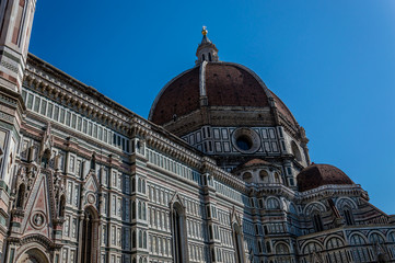 Beautiful view of the medieval center of Florence