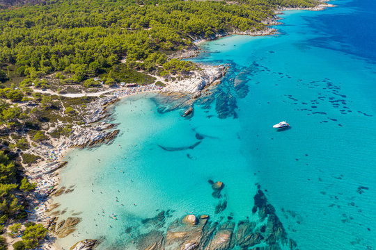 Traumstrand auf Chalkidiki, Kavourotrypes Beach, Sithonia, Chalkidiki