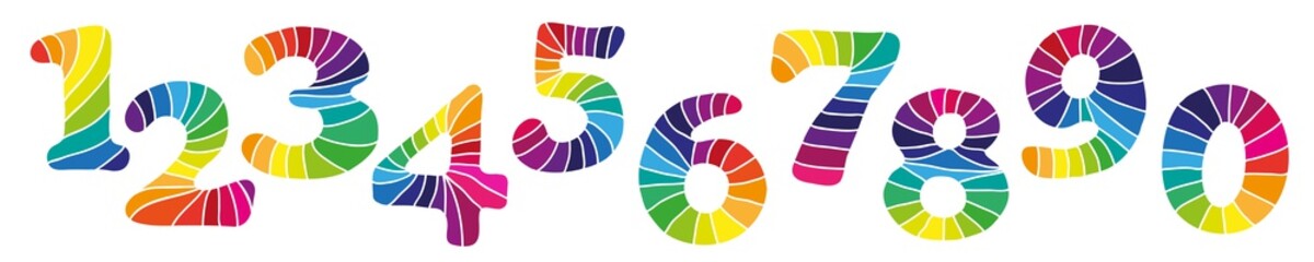 Kolorowe cyferki © ZYTA.eM