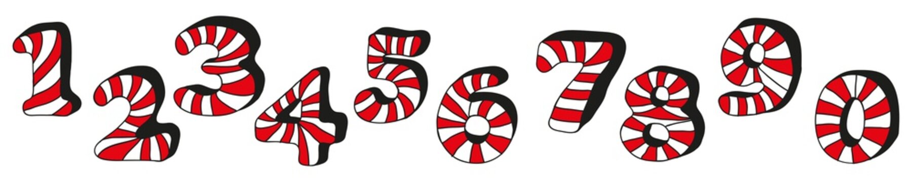 Kolorowe cyferki