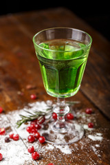 warming alcoholic cocktail