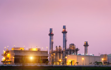 Obraz na płótnie Canvas power plant use LPG energy