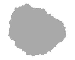 Karte von La Gomera