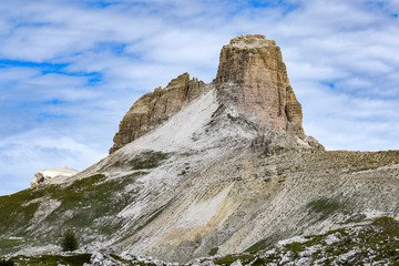 Fototapeta premium Dolomites landscape, rocks and mountains in the UNESCO list in South Tyrol in Italy.